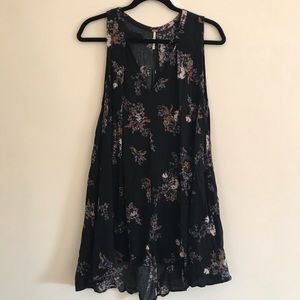 Free people floral sleeveless tunic